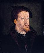 Jan Cornelisz Vermeyen, Portrait of Charles V (1500-58), emperor of the Holy Roman Empire